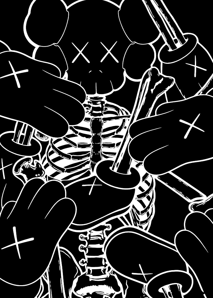 KAWS Skeleton