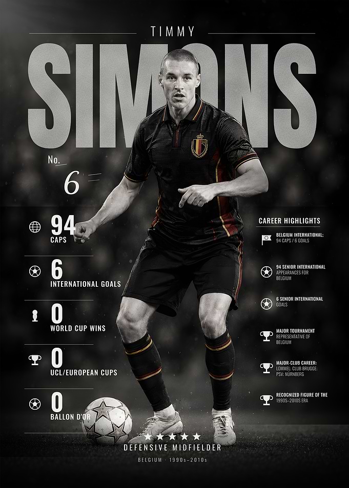 Timmy Simons - Belgium No. 6