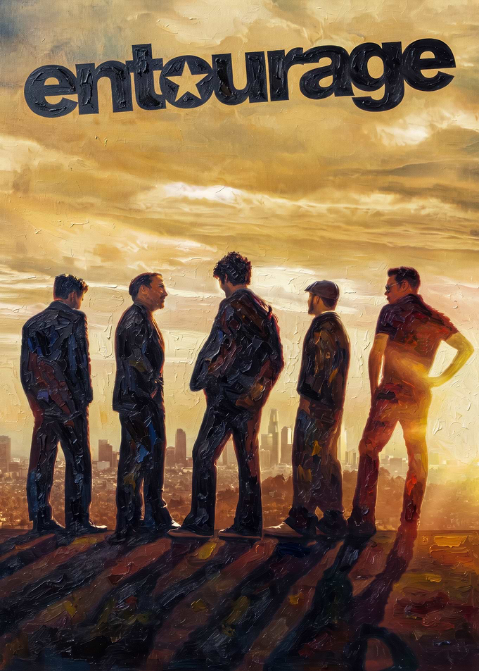 Entourage TV Show Oil Painting Poster