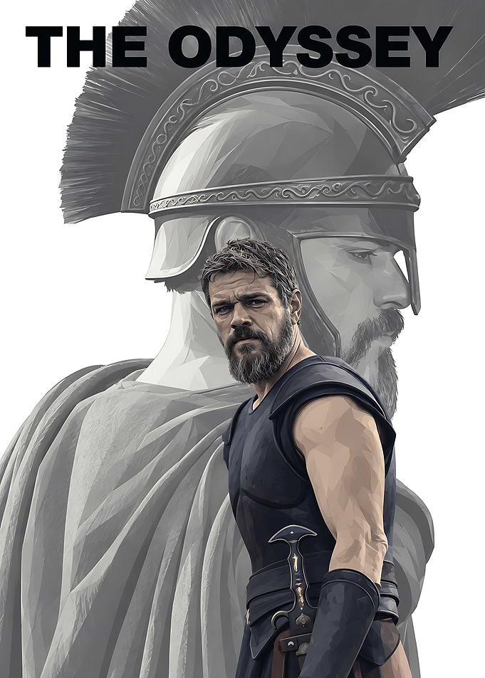 The Odyssey Greek Warrior Poster