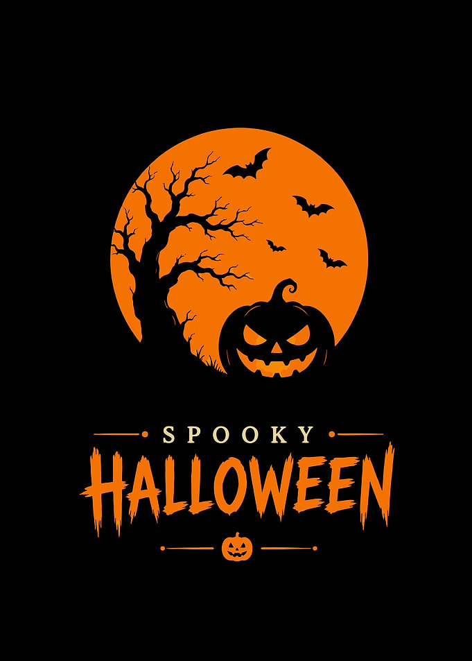 Spooky Halloween Pumpkin Moon
