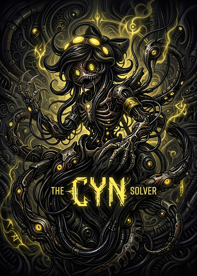 The Cyn Solver Cybernetic Horror Art