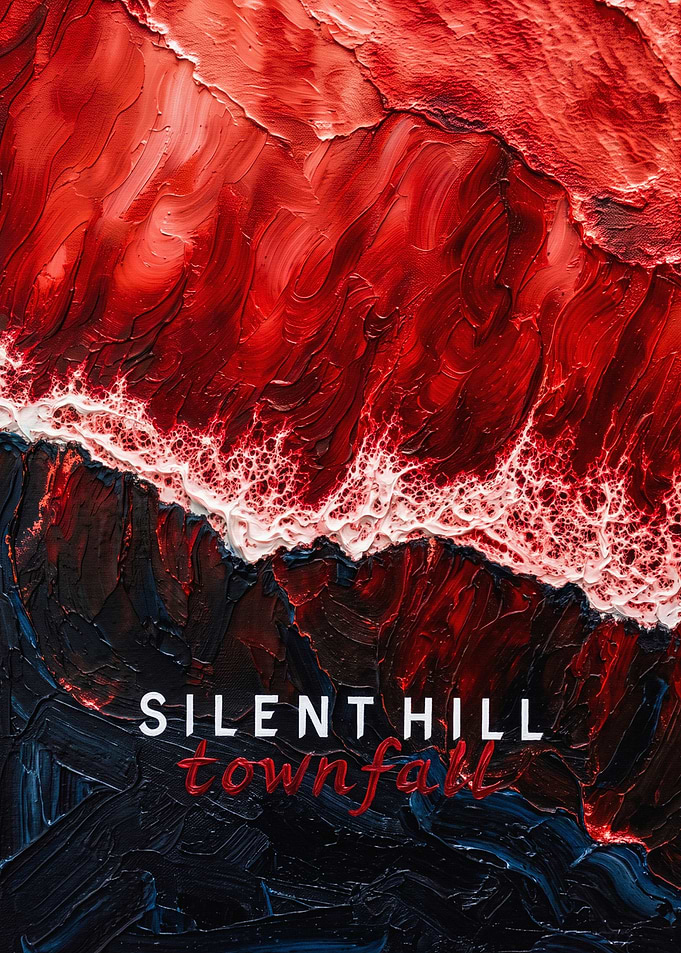 Silent Hill Townfall Abstract Poster