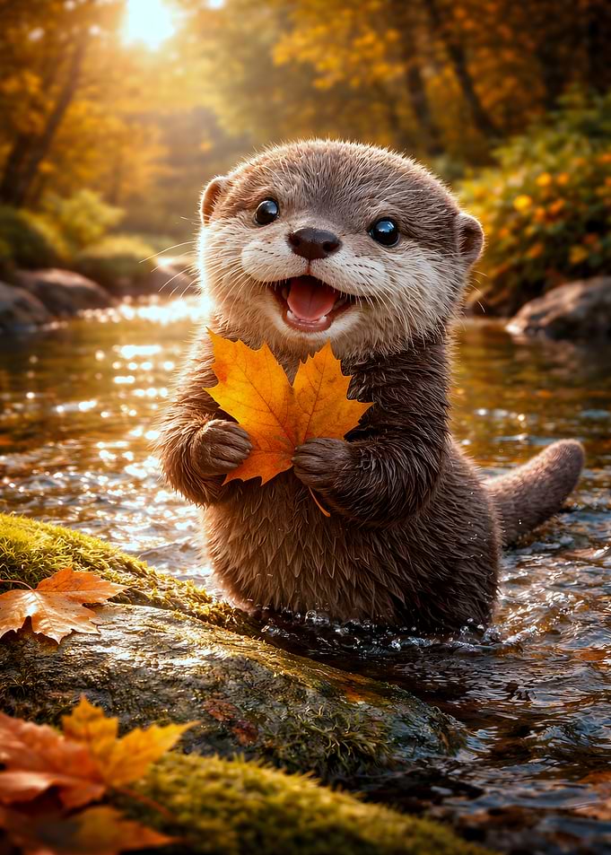 Autumn Otter Joy