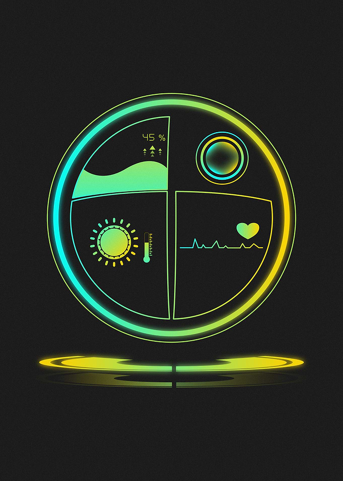 Cybernetic HUD Display