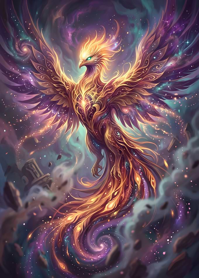 Cosmic Phoenix Rising from Stardust