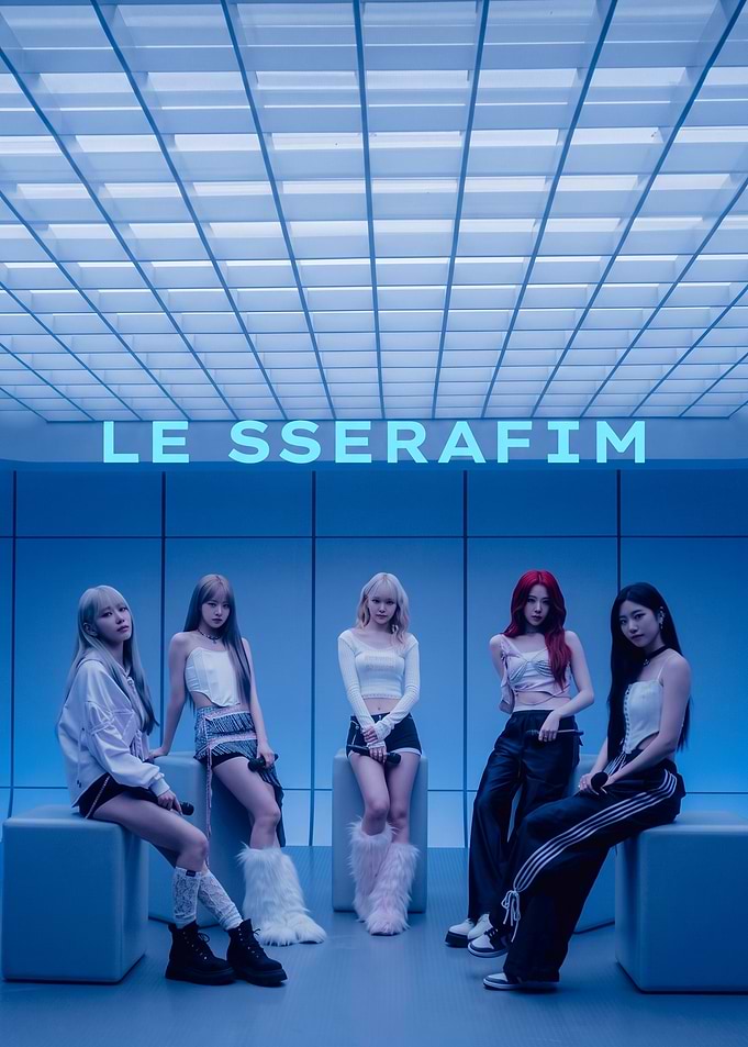 LE SSERAFIM K-pop Group Portrait