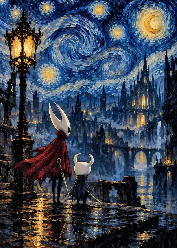 Hollow Knight Starry Night