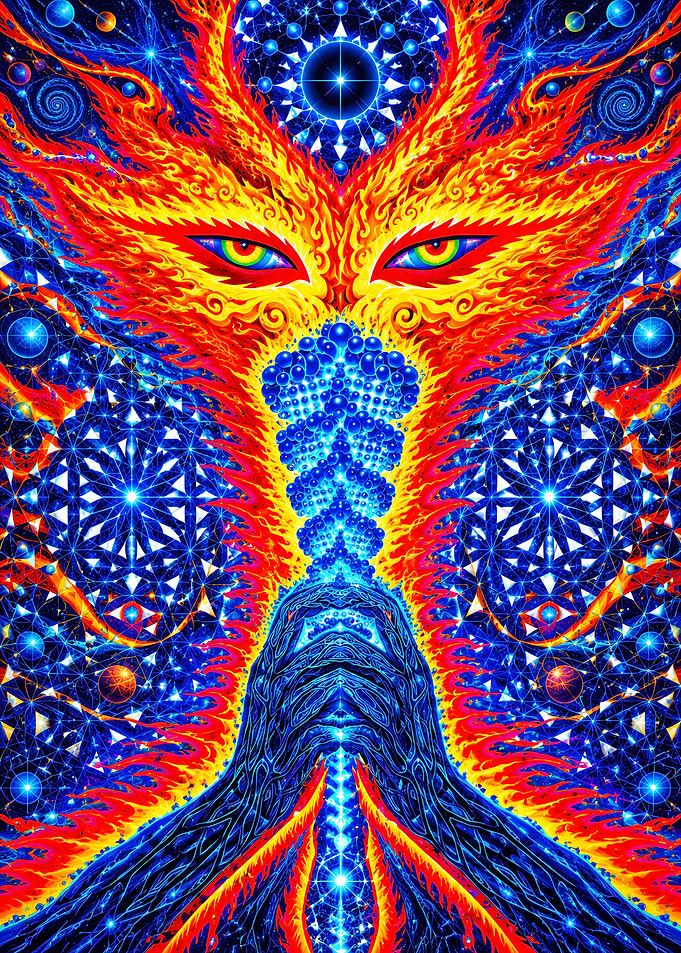Psychedelic Visionary Art Abstract Masterpiece