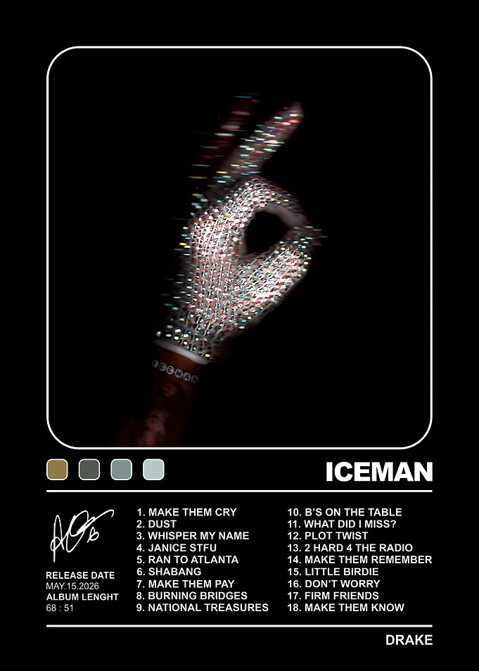 Drake Iceman Album Cover Art