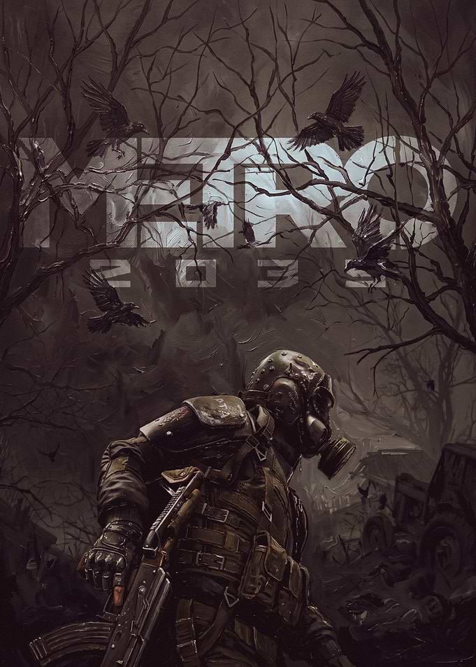Metro 2039 Post-Apocalyptic Soldier Poster