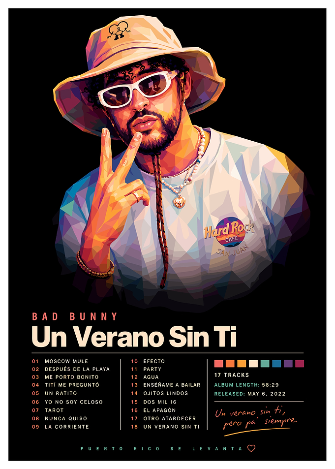 Bad Bunny Un Verano Sin Ti Poster