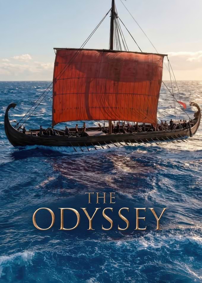 The Odyssey Sailing Ship Open Ocean Cinematic Poster