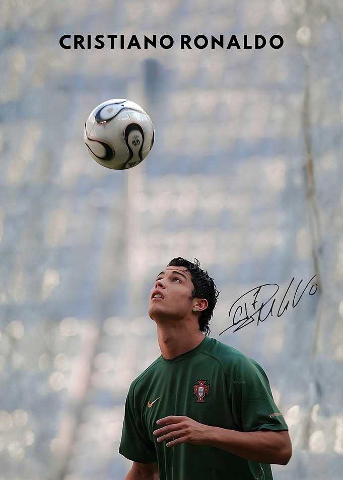 Cristiano Ronaldo Portugal Soccer Poster