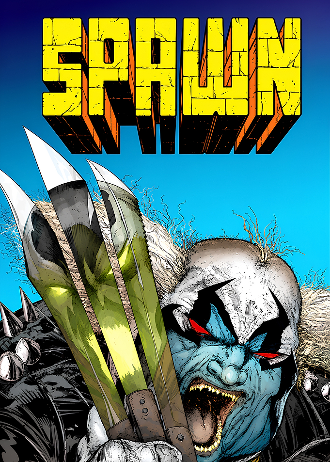 Spawn Comic Book Cover Art
