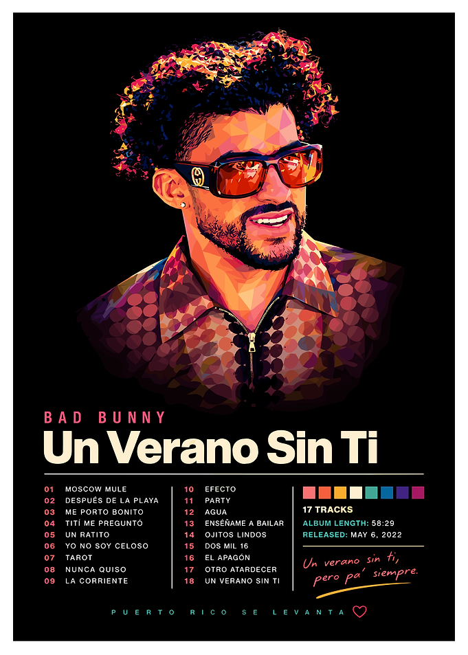 Bad Bunny Un Verano Sin Ti Poster