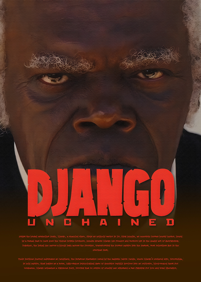 Django Unchained Stephen Portrait Poster