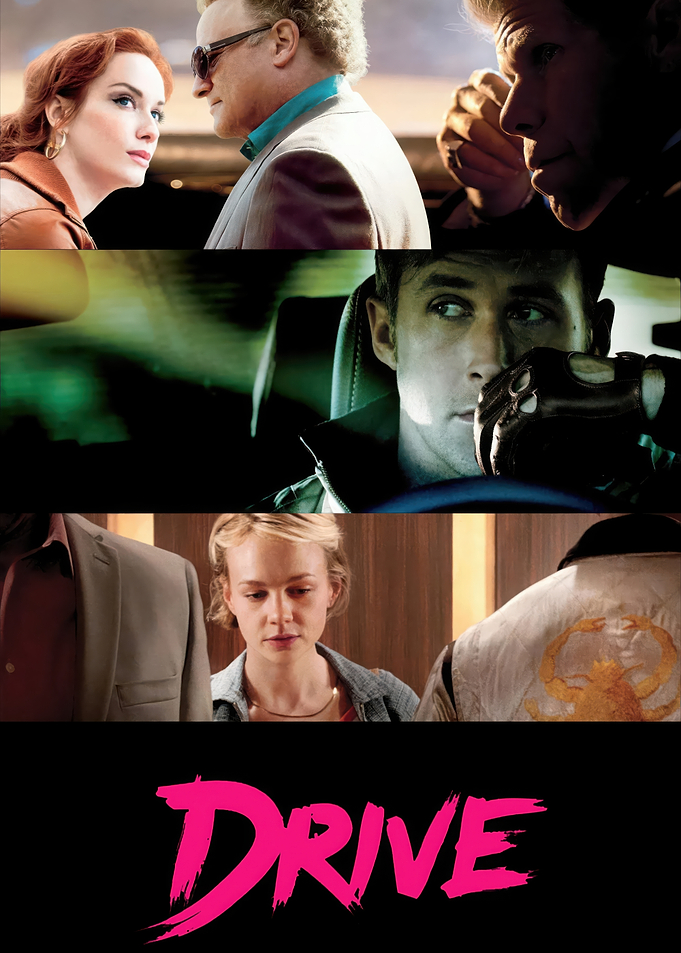 Drive Movie Poster Collage