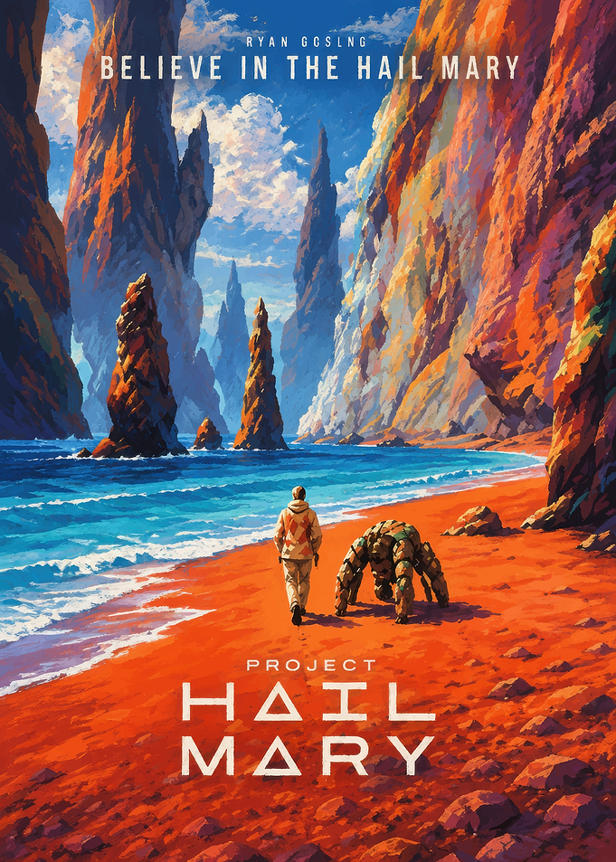 Project Hail Mary Movie Poster Art