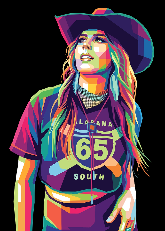 Ella Langley Pop Art Portrait