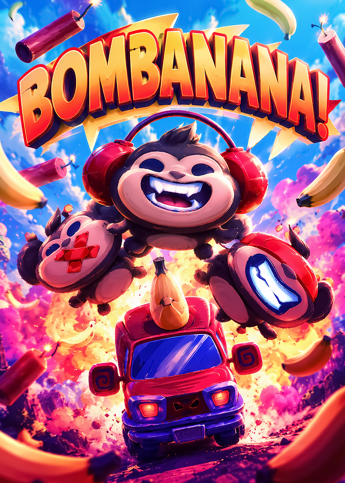 Bombanana! Game Poster Art
