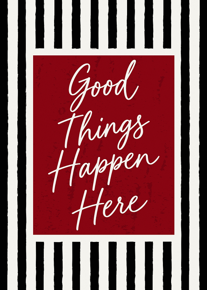 Good Things Happen Here Wall Art