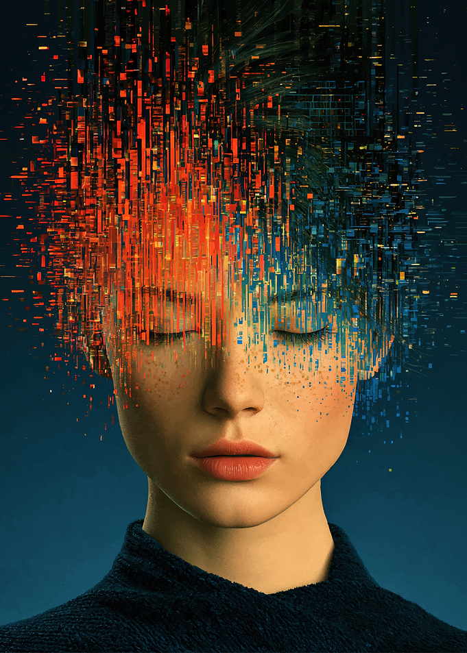 Digital Dissolution Portrait
