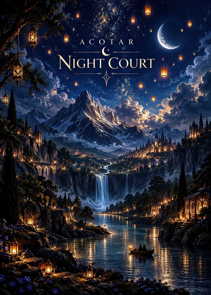 ACOTAR Night Court Fantasy Landscape