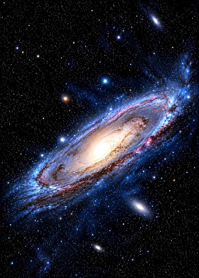 Andromeda Galaxy Spiral View