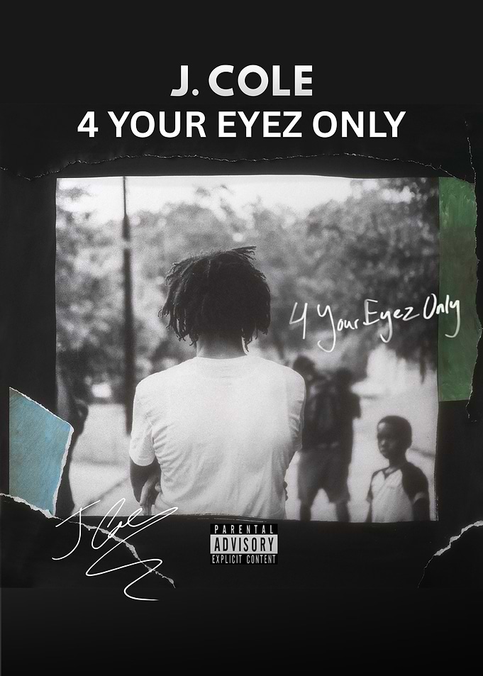 J. Cole 4 Your Eyez Only Album Cover