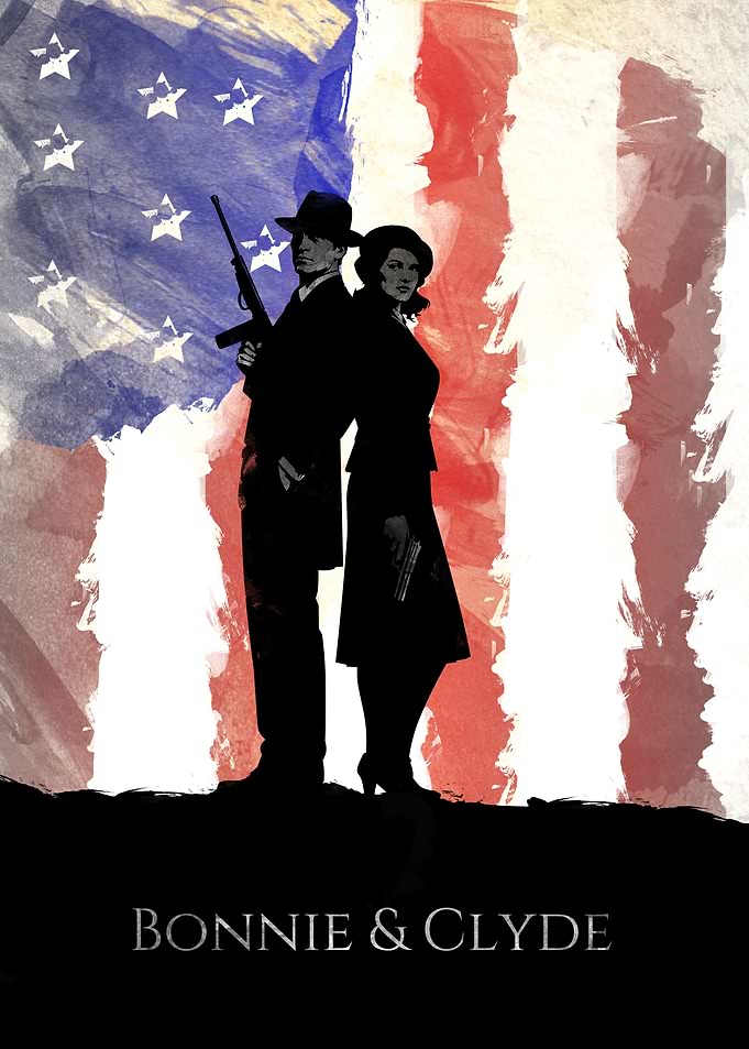 Bonnie and Clyde Poster