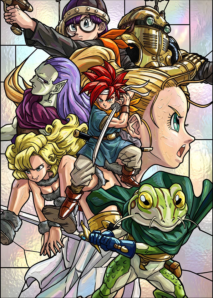 Chrono Trigger Character Ensemble Art