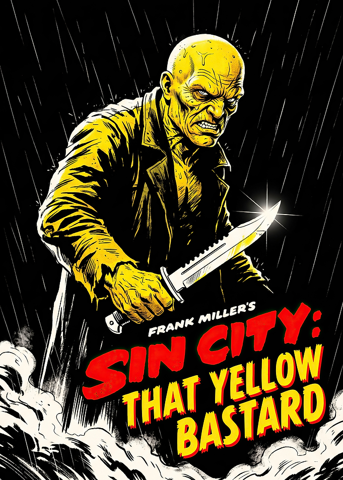 Sin City That Yellow Bastard Poster