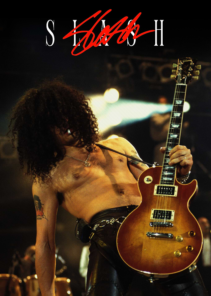 Slash Performing Live on Stage