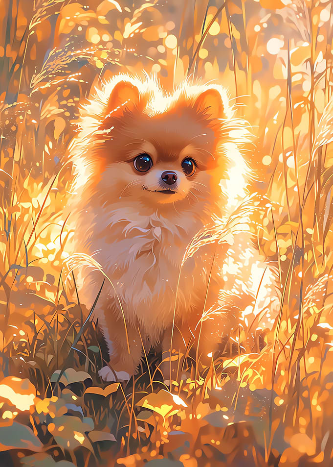 Fluffy Pomeranian