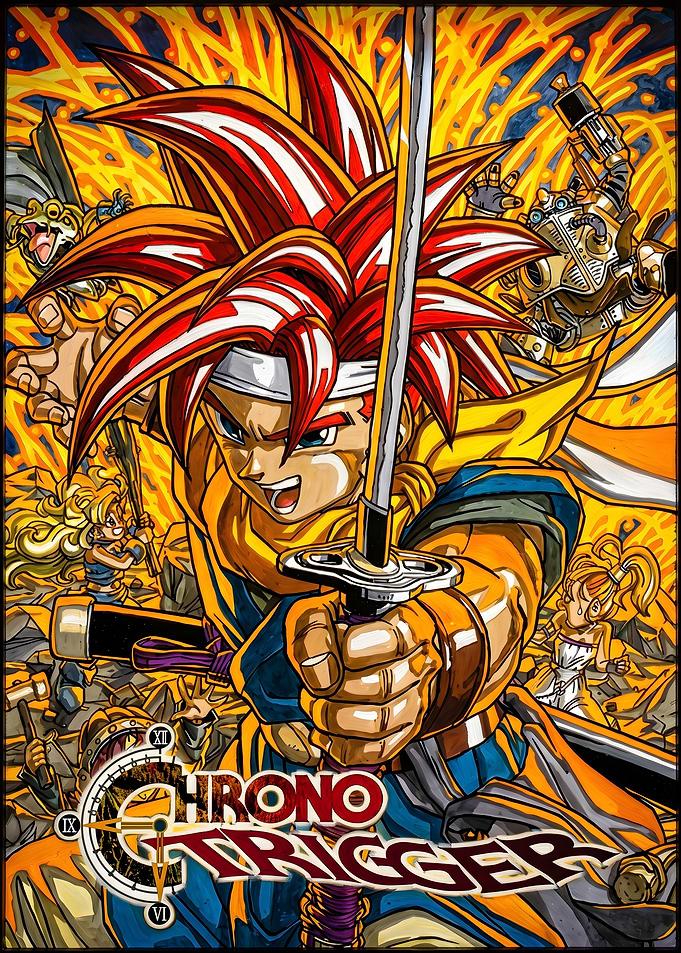 Chrono Trigger Action Illustration