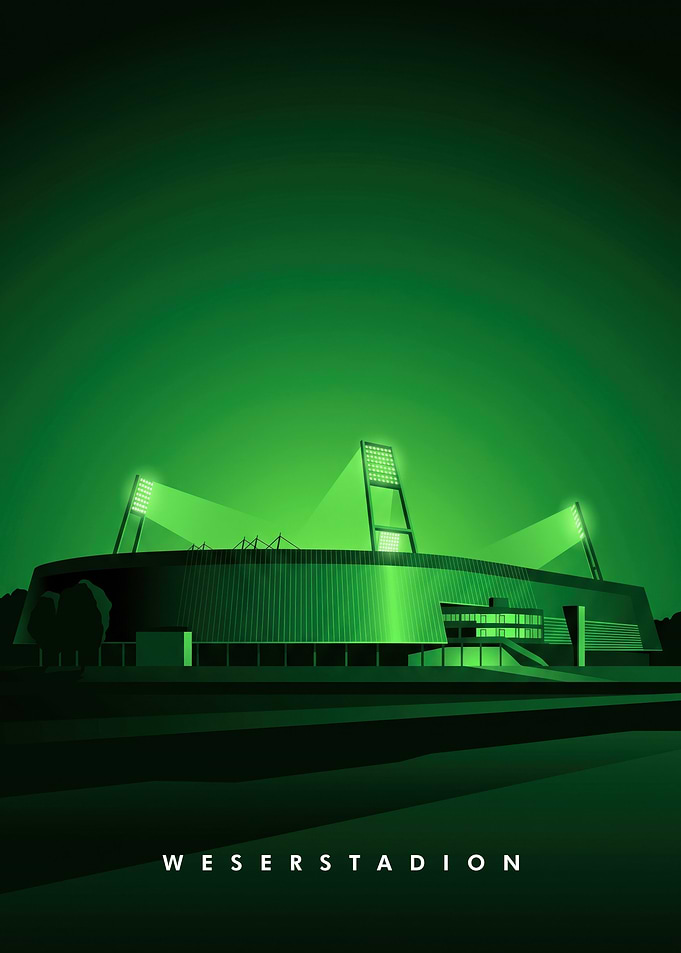 Minimalist Weserstadion Stadium