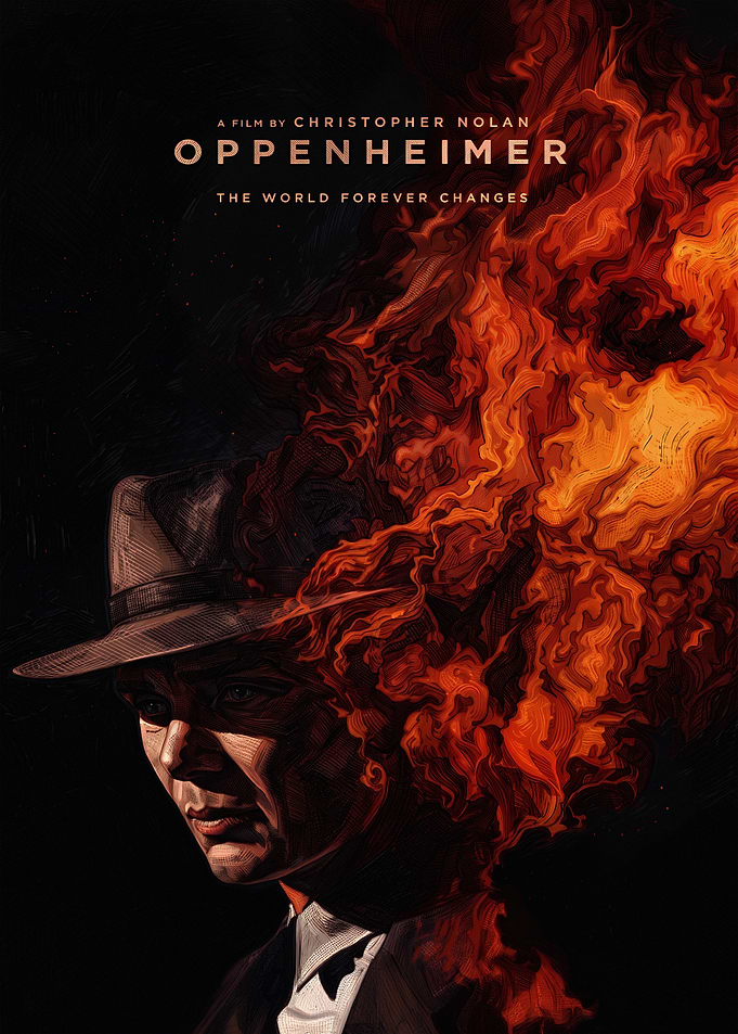 Oppenheimer Movie Poster Art