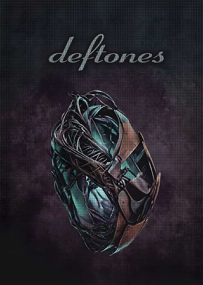 Deftones Abstract Metal Band Poster