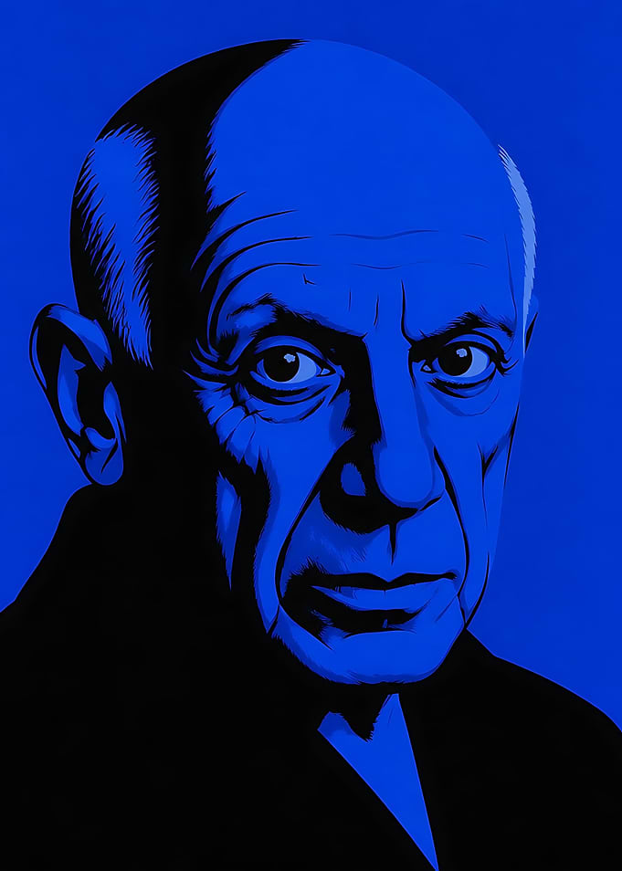 Pablo Picasso Blue Portrait