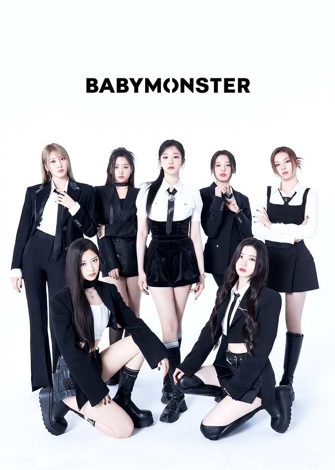 BABYMONSTER K-pop Group Poster