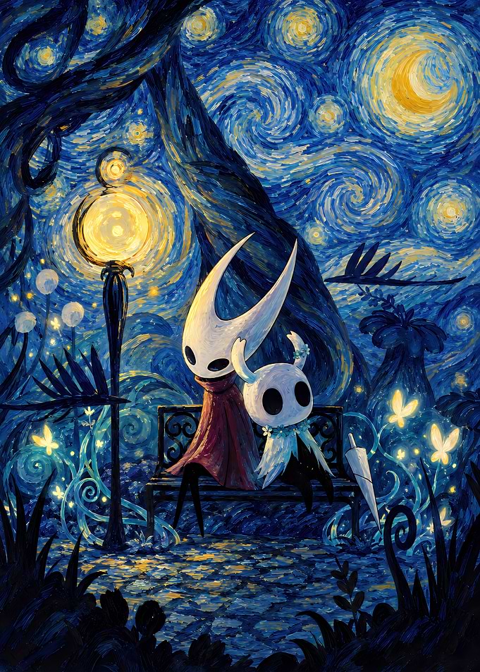 Hollow Knight Starry Night