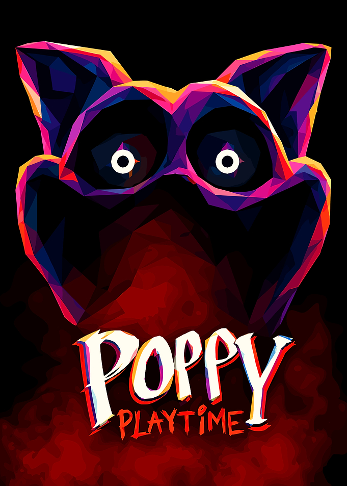 Poppy Playtime CatNap Low Poly Art