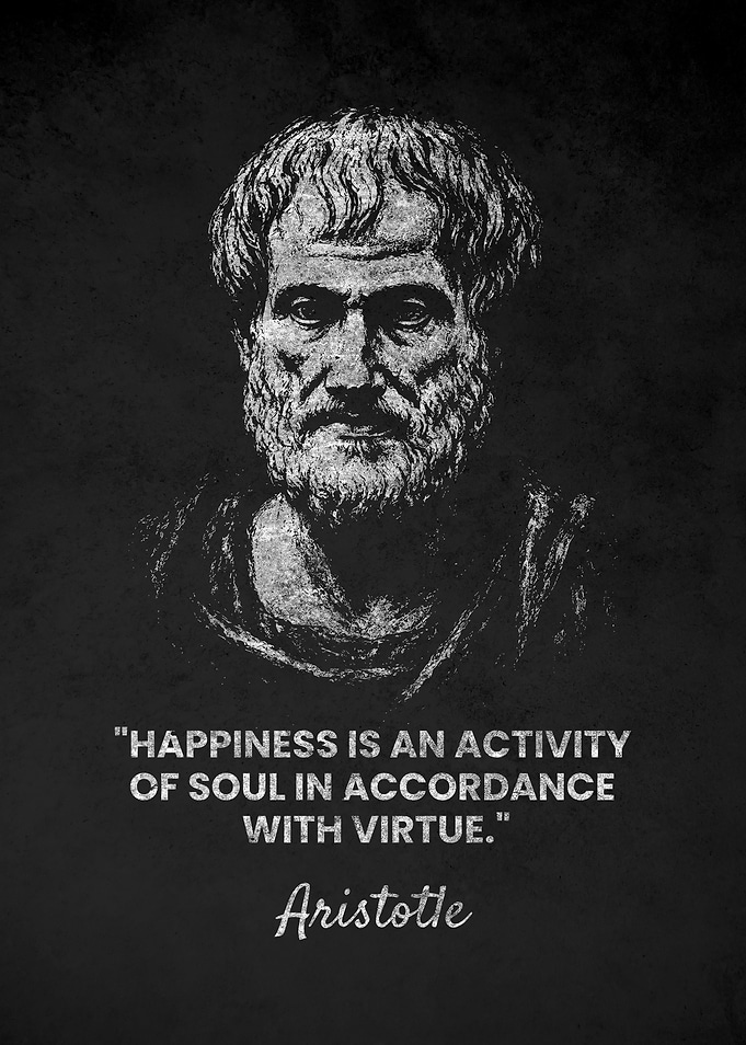 Aristotle Happy Activity Quote Inspirational Poster