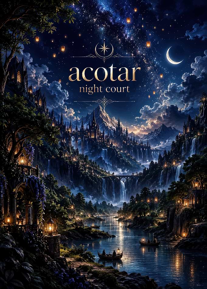 ACOTAR Night Court Fantasy Landscape