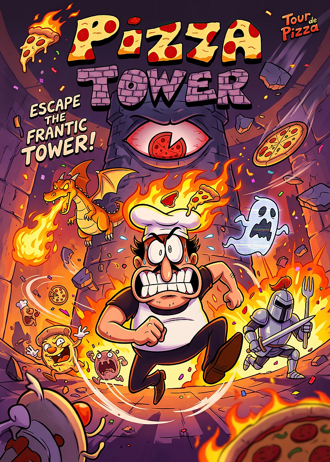 Pizza Tower Game Poster