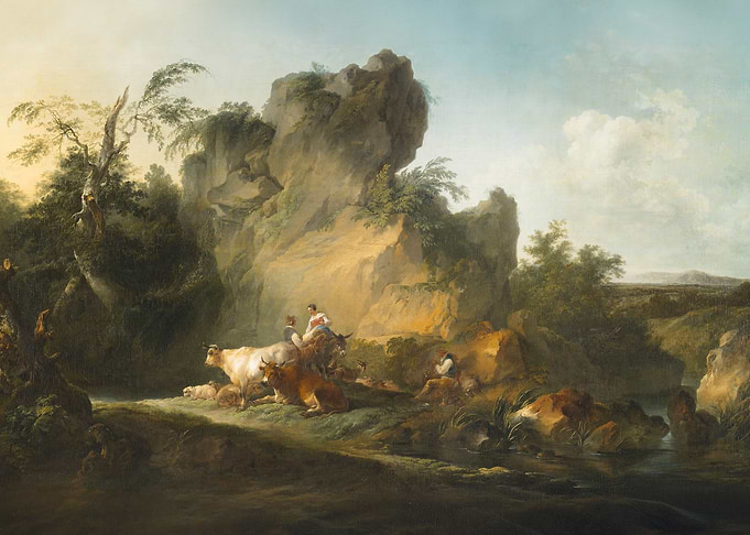 Landscape with Figures and Animals