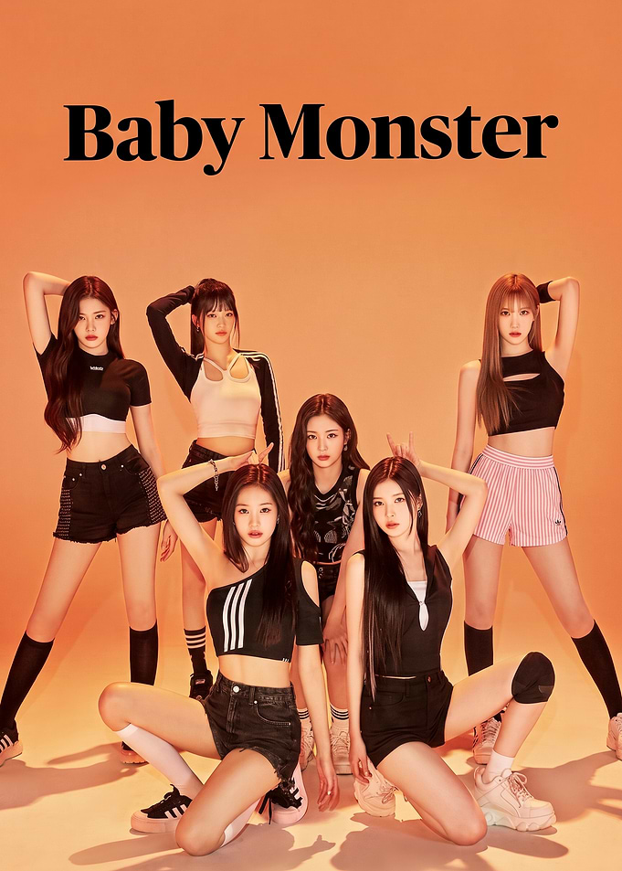 BABYMONSTER K-Pop Group Poster