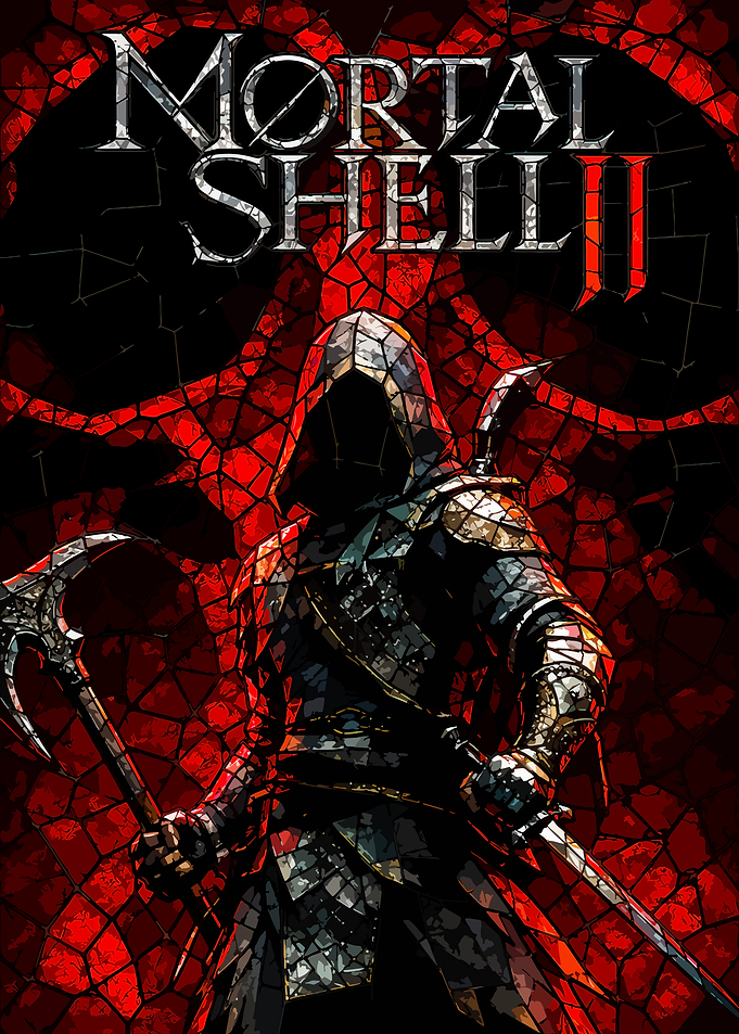 Mortal Shell II Stained Glass Poster