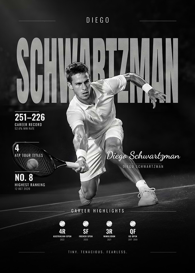 Diego Schwartzman Tenacious Tennis Fighter